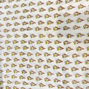 Hand Block Olive Blossom