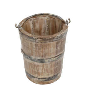 Antique Wooden Well Bucket