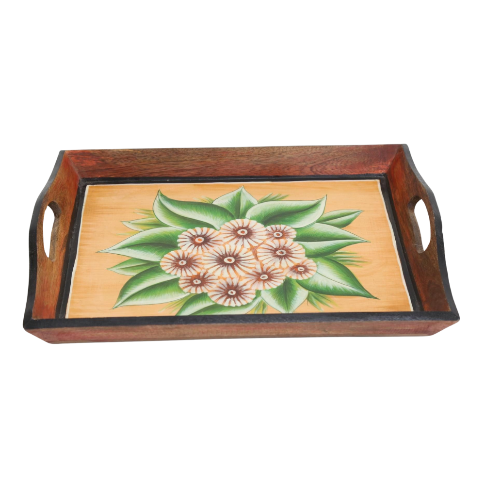 Blossom Bouquet Wooden Tray
