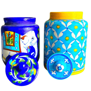 Blue Pottery Jars