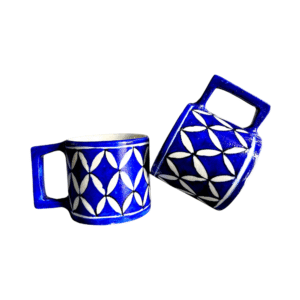 Blue Pottery Mug