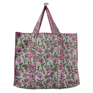 Blush Meadow Bloom Tote Bag
