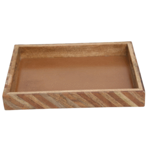 Chevron Charm Wooden Tray