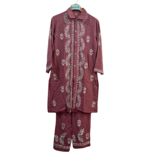 Chikankari Coord Set – Pure Cotton (Code: SET 620)