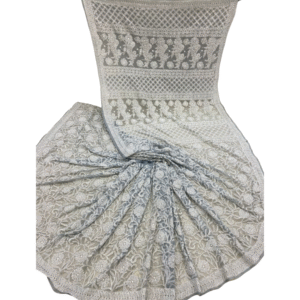 Chikankari Full Jaal Work Saree