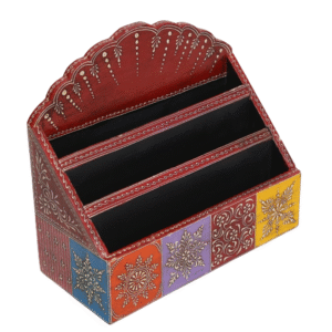 Ethnic Charm Desk Organizer