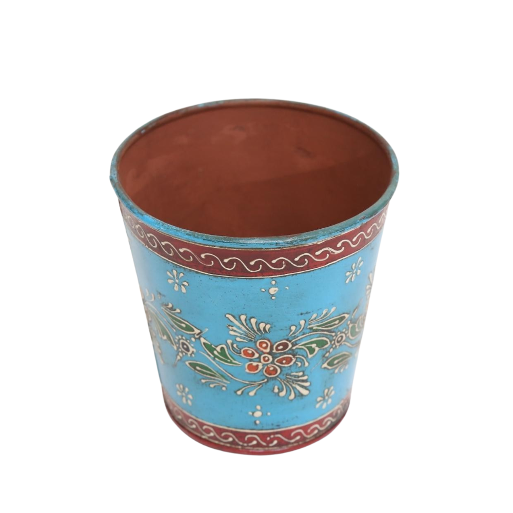 Folk Art Flower Vase