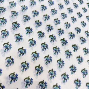 Hand Block Blue Lotus