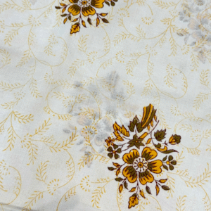 Hand Block Marigold Vine