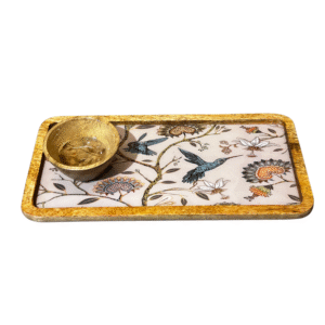 Hummingbird Garden Platter