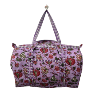 Lilac Bloom Duffle Bag