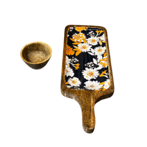 Midnight Blossom Platter