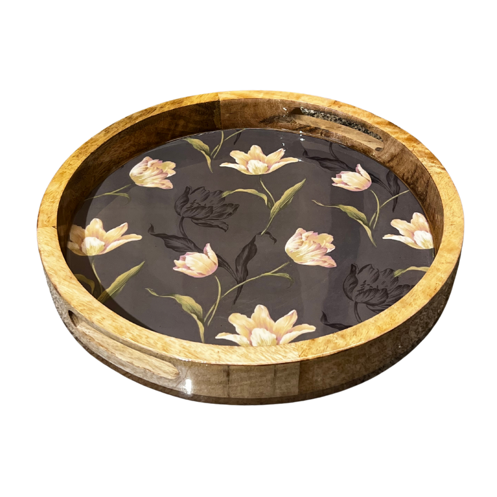 Midnight Tulip Tray