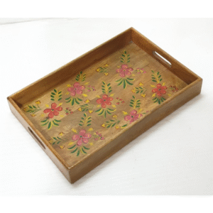 Phoolkari Wooden Tray