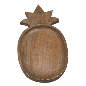 Pineapple Shape Wooden Tray