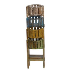 Rainbow Ladder Planter Stand