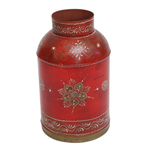 Royal Crimson Folk Canister