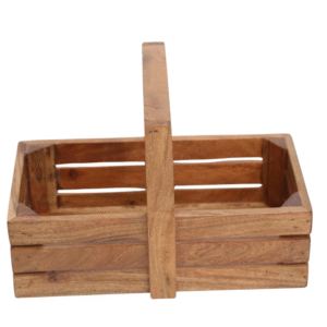 Rustic Carry-All Wooden Tray