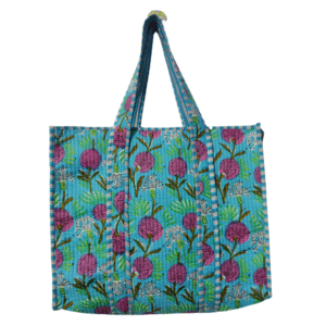 Tropical Thistle Charm Tote Bag