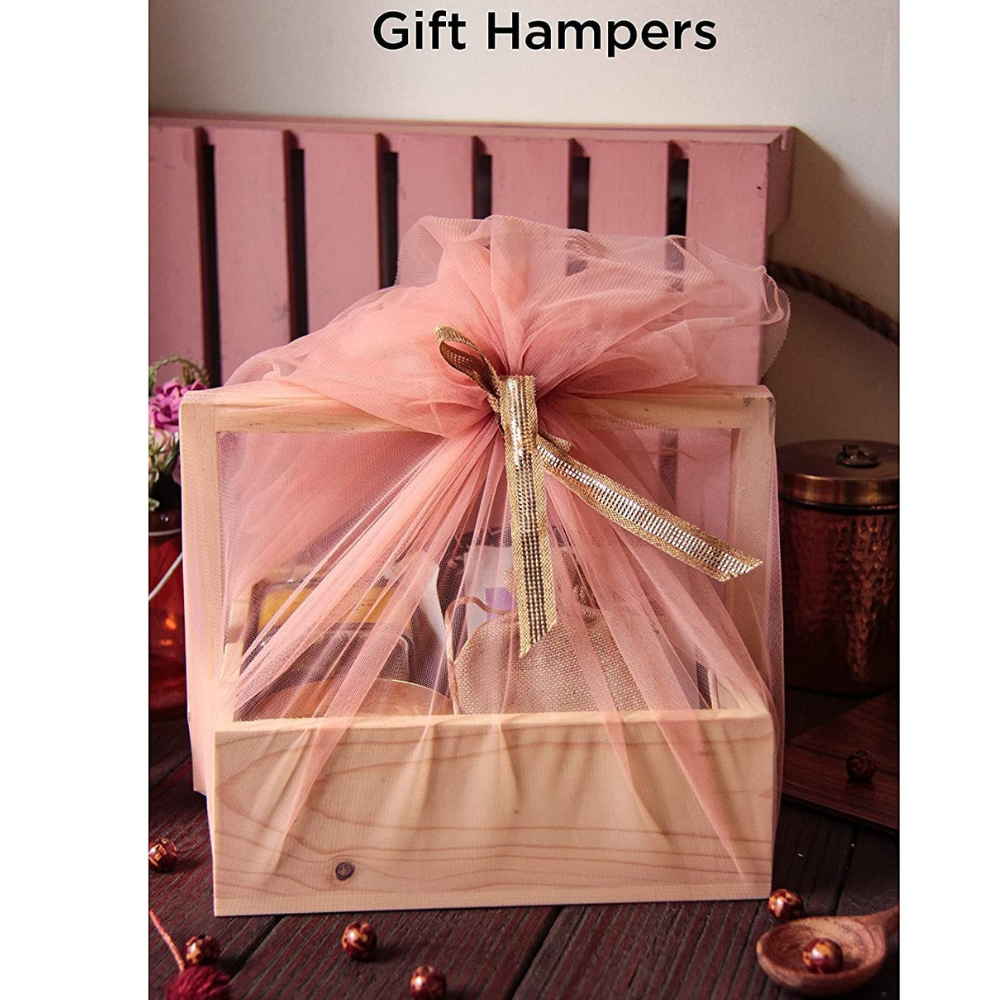 Wooden Basket with Handle - Image 2