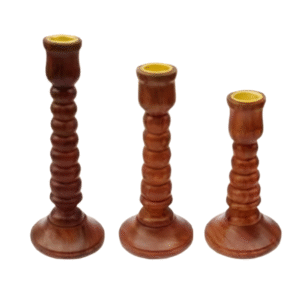 Wooden Candle Holder