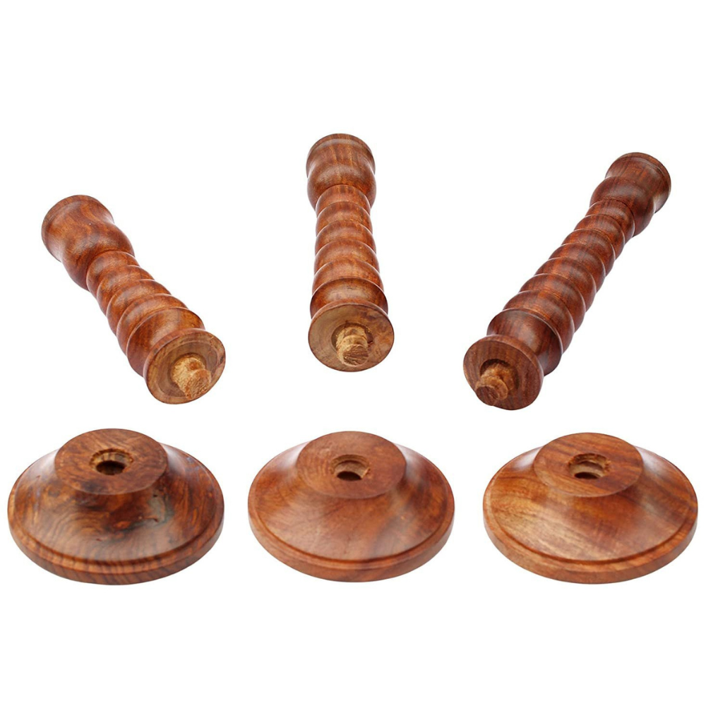 Wooden Candle Holder - Image 2