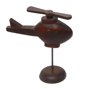 Wooden Helicopter Showpiece