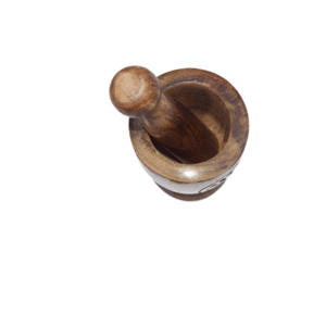 Wooden Mortar & Pestle