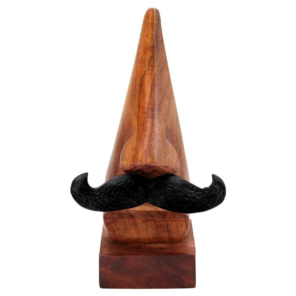 Wooden Nose Shaped Specs Holder - Image 3