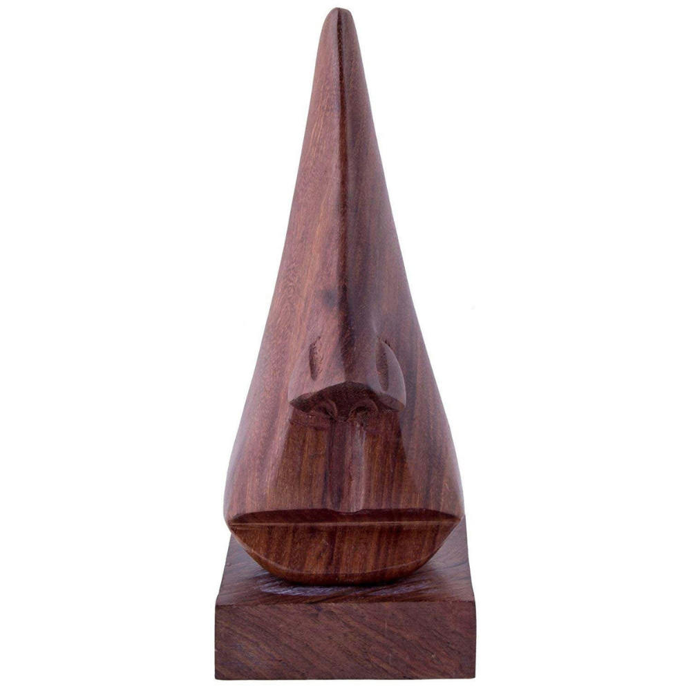 Wooden Nose Shaped Specs Holder - Image 4