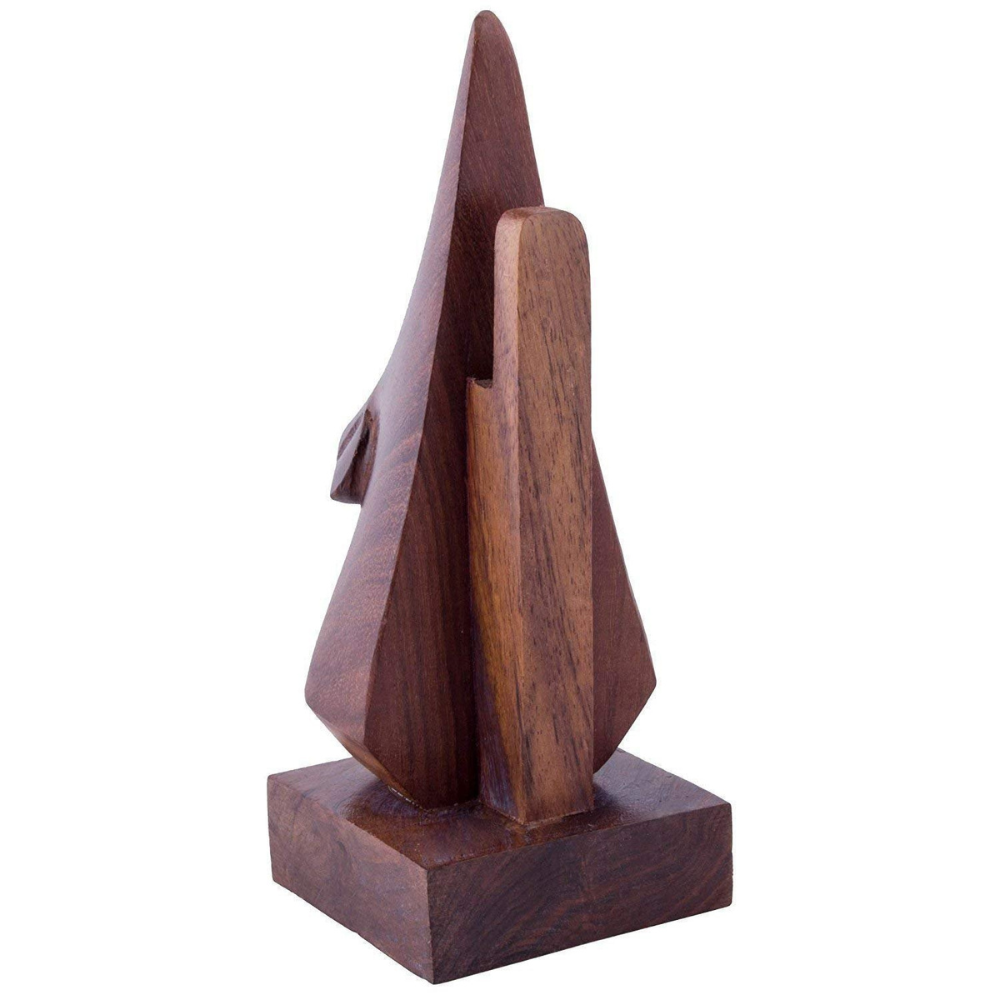 Wooden Nose Shaped Specs Holder - Image 5