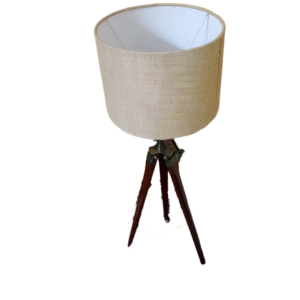 Wooden Tripod Floor Lamp